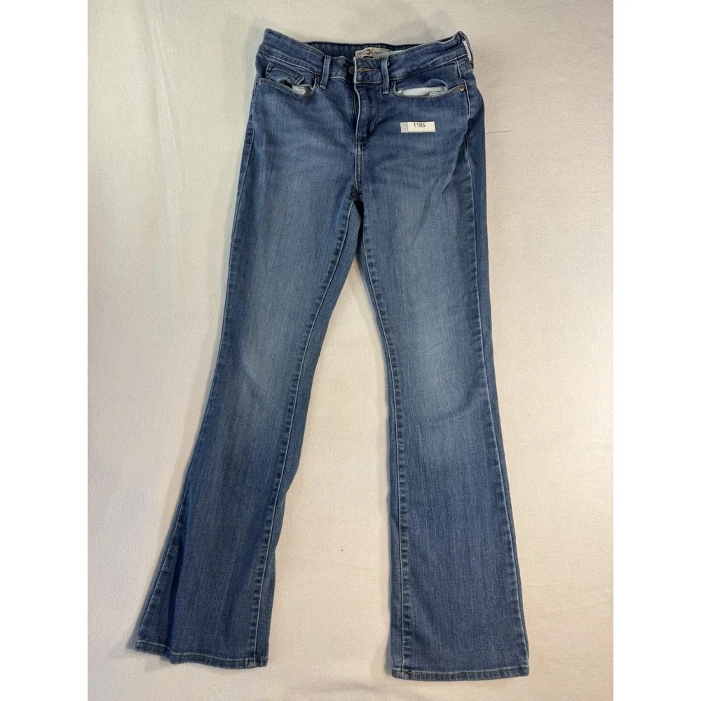 Signature By Levi Strauss Mid Rise Bootcut Jeans Womens 27x32 Stretch